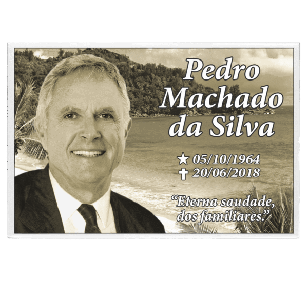 Foto em cerâmica