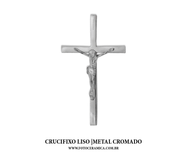 Crucifixo Liso para lápides e túmulos