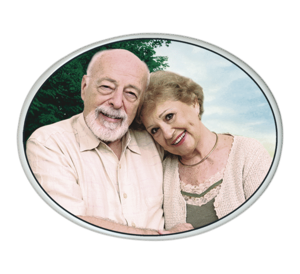 Porcelana Oval Casal