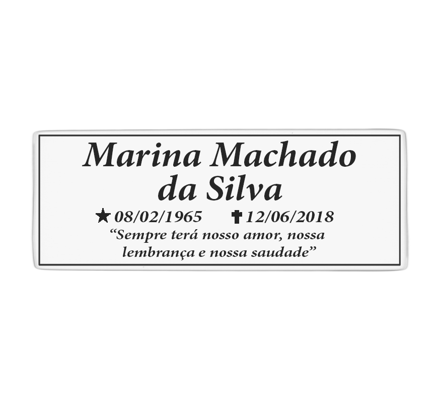Placa de Porcelana PB